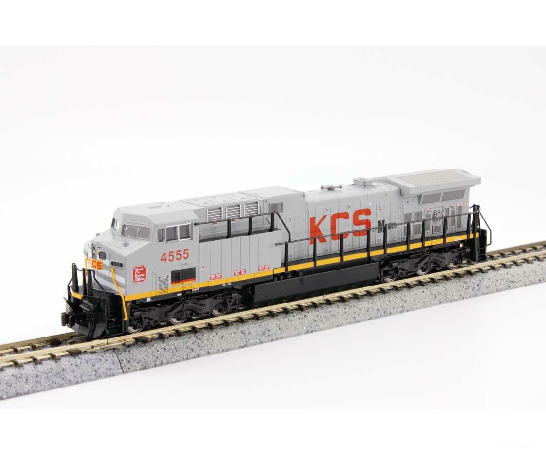 Kato N 1767046 Ge Ac4400Cw Low Numberboards - Kansas City Southern De Mexico #4555 Analog Dc