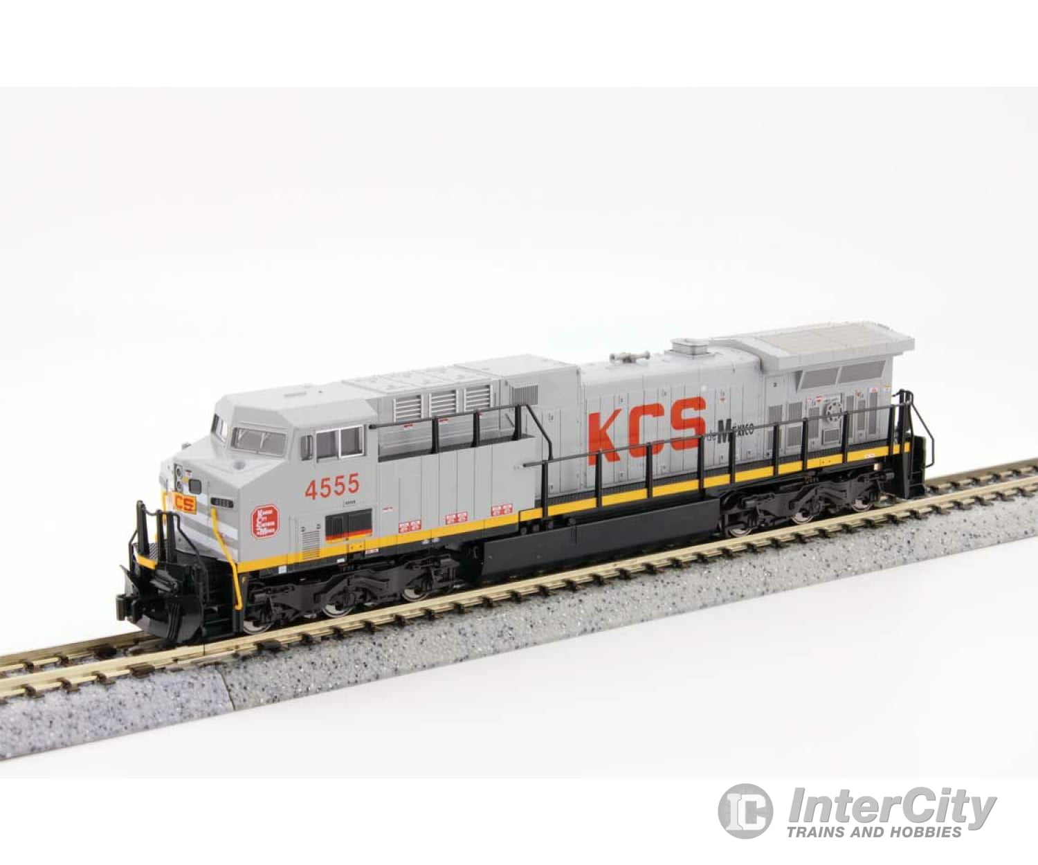 Kato N 1767046 Ge Ac4400Cw Low Numberboards - Kansas City Southern De Mexico #4555 Analog Dc