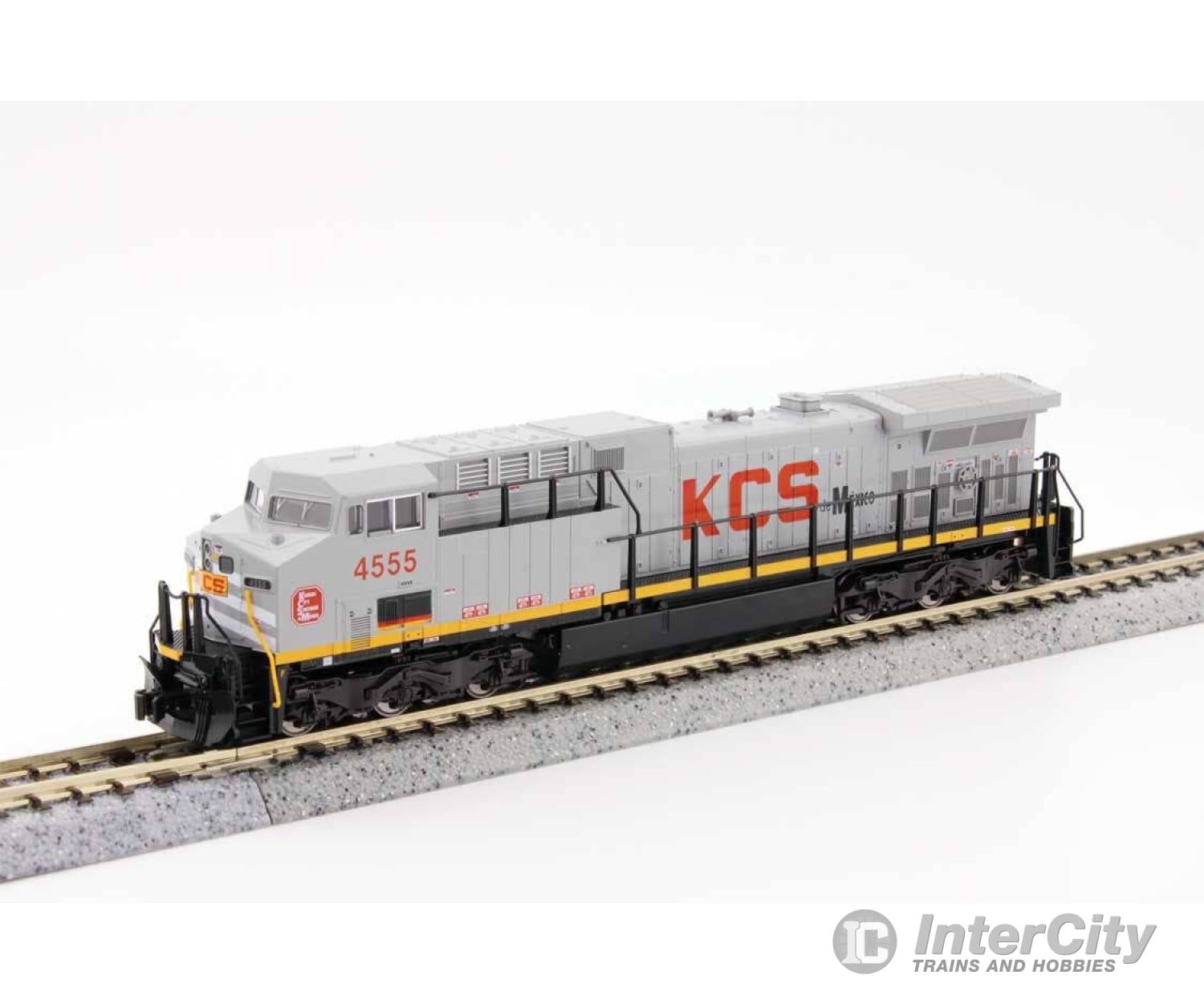 Kato N 1767046S Ge Ac4400Cw Low Numberboards - Sound And Dcc Kansas City Southern De Mexico #4555