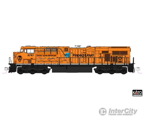 Kato N 1768961S GE ES44AC GEVO - Sound and DCC - Canadian Pacific #8781 (Hapag-Lloyd orange black white) Locomotives