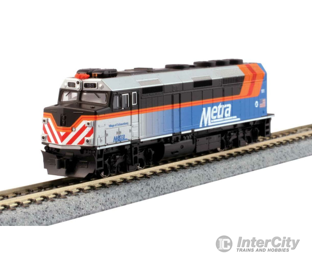 Kato N 1769106Dcc Emd F40Ph Commuter Version - Dcc -- Metra Chicago #181 Village Of Schaumburg (2017