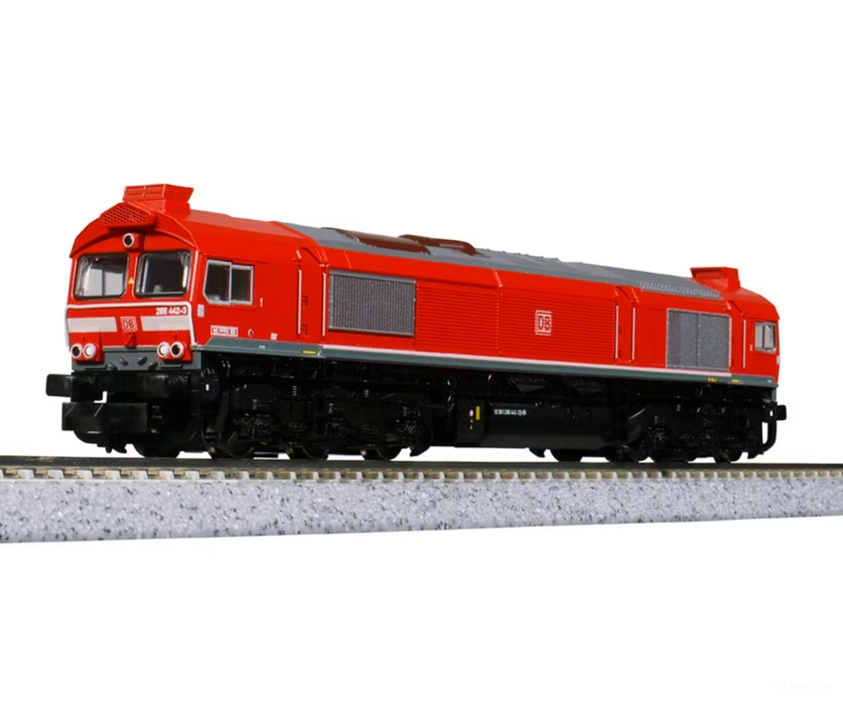 Kato N 177544 DB Cargo Class 77 Diesel Locomotive (Analog DC) - European Locomotives