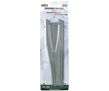 Kato 20051 Concrete-Tie Double-Track Widening Section - Unitrack -- Left Hand 12-3/16" 31cm Long - Default Title (IC-381-20051)