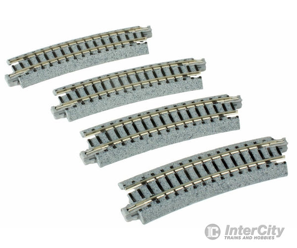 Kato N 20121 Curved Roadbed Track Section - Unitrack -- 15-Degree, 12-3/8" 315mm Radius pkg(4) - Default Title (CH-381-20121)