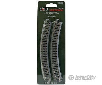 Kato N 20130 Curved Roadbed Track Section - Unitrack -- 30-Degree, 13-3/4" 348mm Radius pkg(4) - Default Title (CH-381-20130)