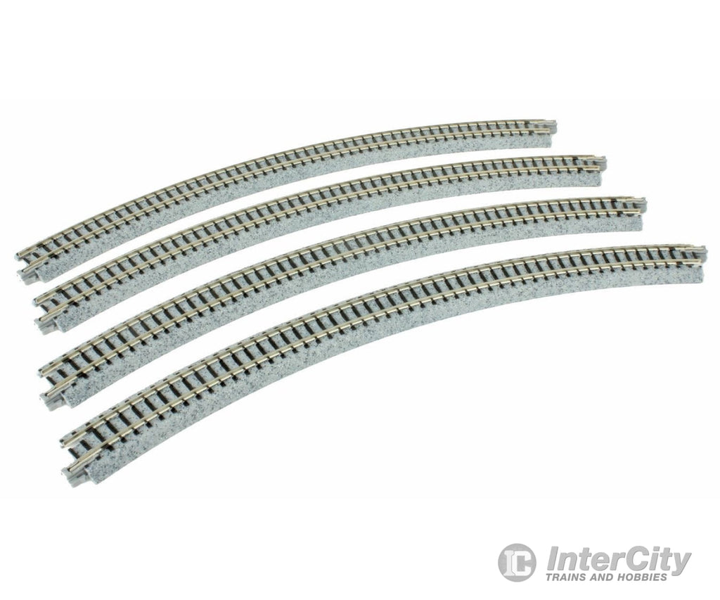 Kato N 20132 Curved Roadbed Track Section - Unitrack -- 45-Degree, 13-3/4" 348mm Radius pkg(4) - Default Title (CH-381-20132)