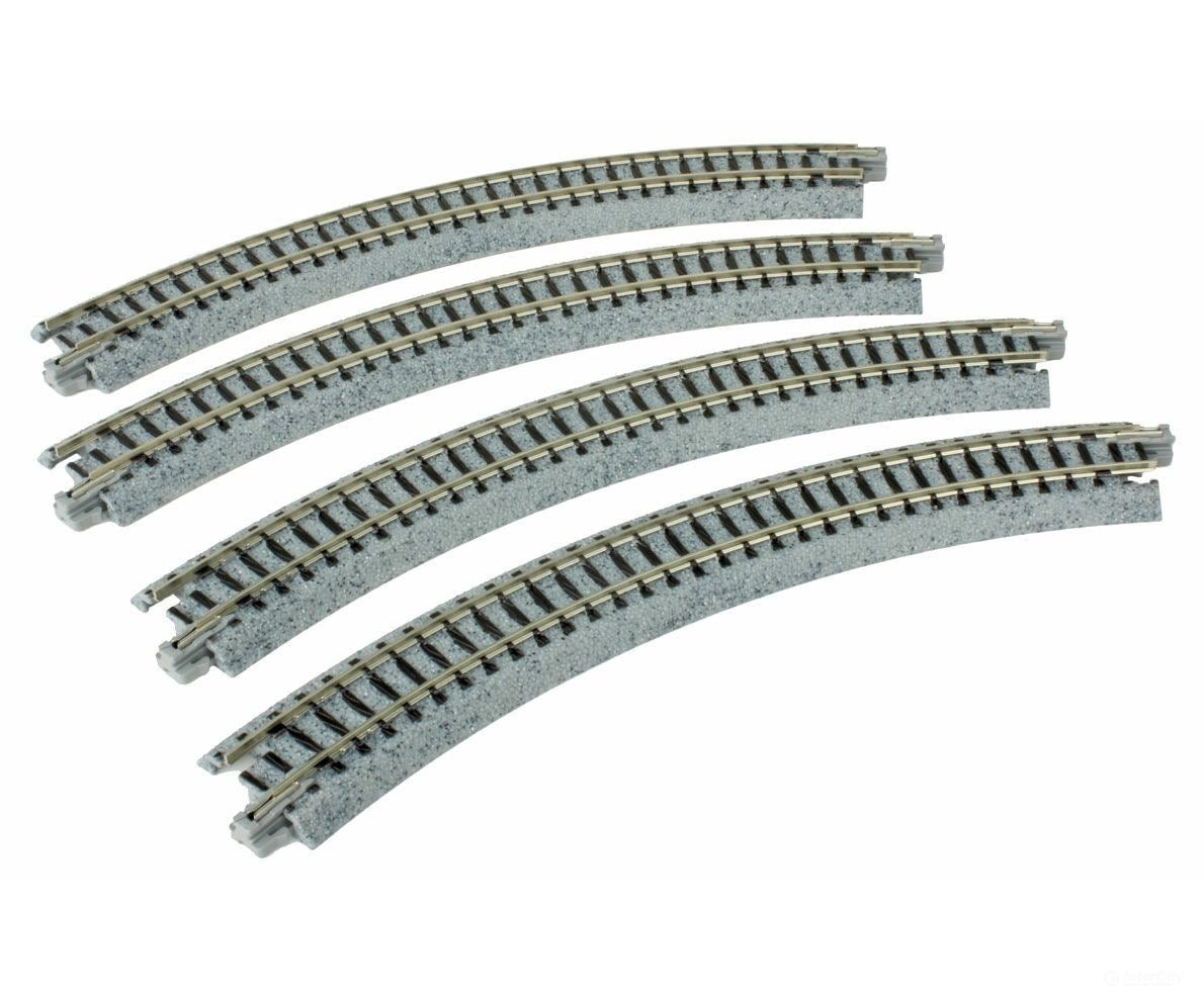 Kato N 20170 Curved Roadbed Track Section - Unitrack -- 45-Degree, 8-1/2" 216mm Diameter - Default Title (CH-381-20170)