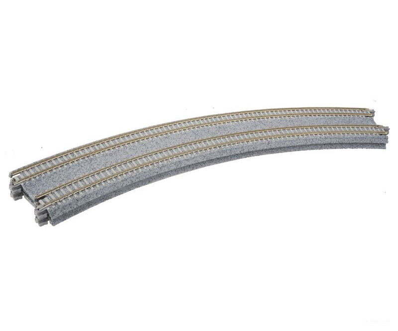 Kato 20181 CT Double Track Superelevated Curve Track -- Radius 45 degrees, 15"/19" (381mm/414mm) pkg(2) - Default Title (IC-381-20181)