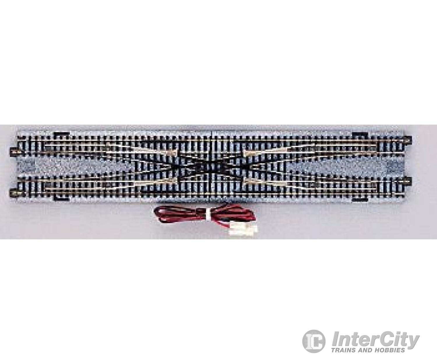 Kato N 20210 Electric Remote Double Crossover - Unitrack -- 12-3/16" 310mm - Default Title (CH-381-20210)