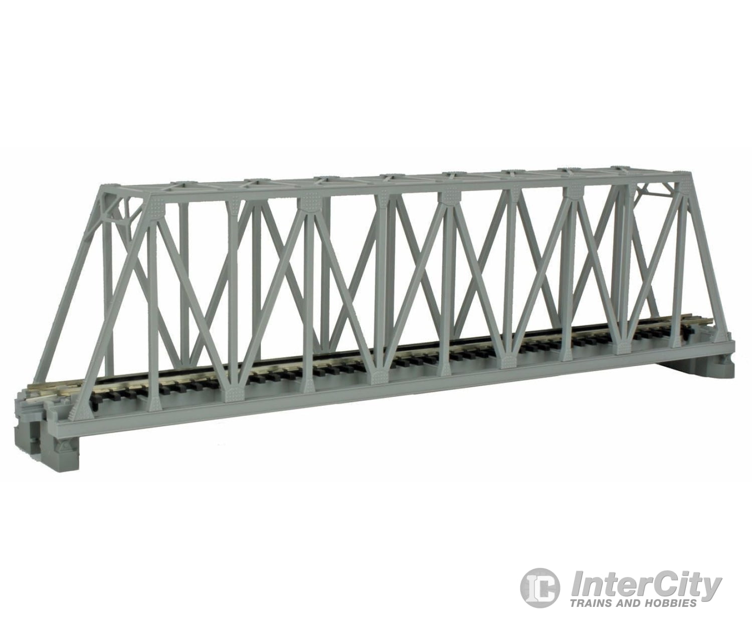 Kato N 20432 Single-Truss Bridge - 248mm 9-3/4" -- Gray - Default Title (CH-381-20432)