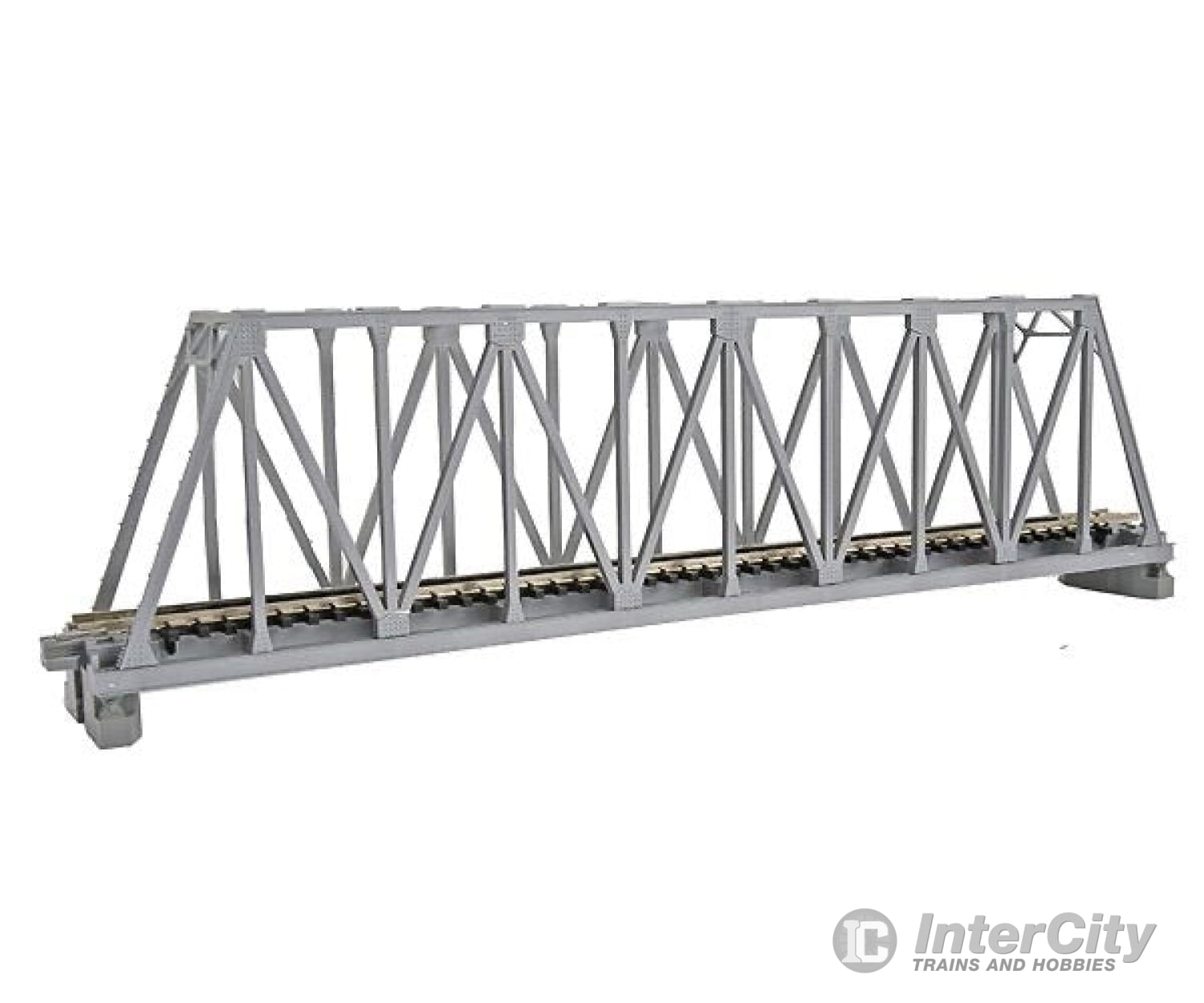 Kato N 20433 Single-Truss Bridge - 248mm 9-3/4" -- Silver - Default Title (CH-381-20433)