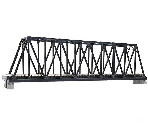 Kato N 20434 Single Truss Bridge - 248mm 9-3/4" -- Black - Default Title (CH-381-20434)