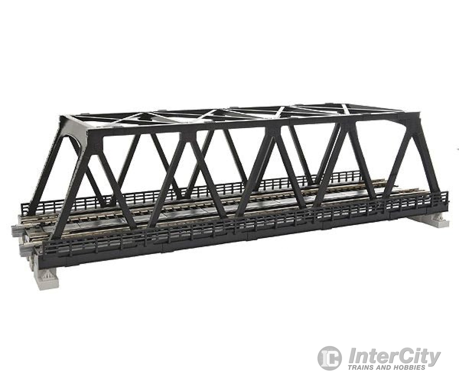 Kato N 20438 Double-Track Truss Bridge -- 9-3/4" 24.8cm (black) - Default Title (CH-381-20438)