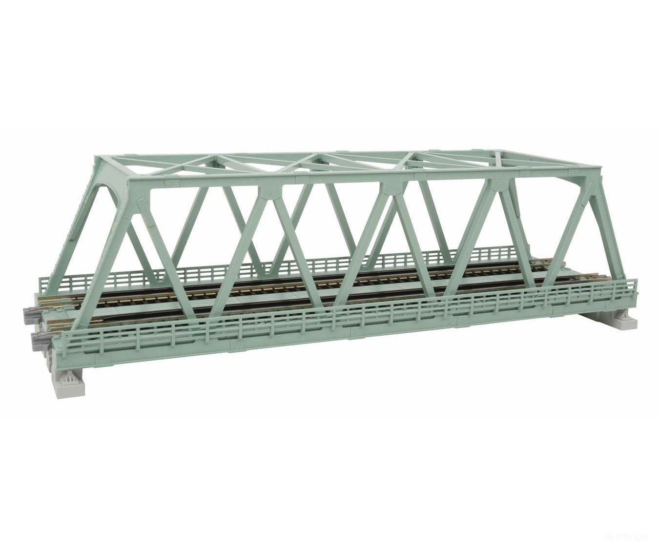 Kato 20439 Double-Track Truss Bridge -- 9-3/4" 24.8cm (light green) - Default Title (IC-381-20439)