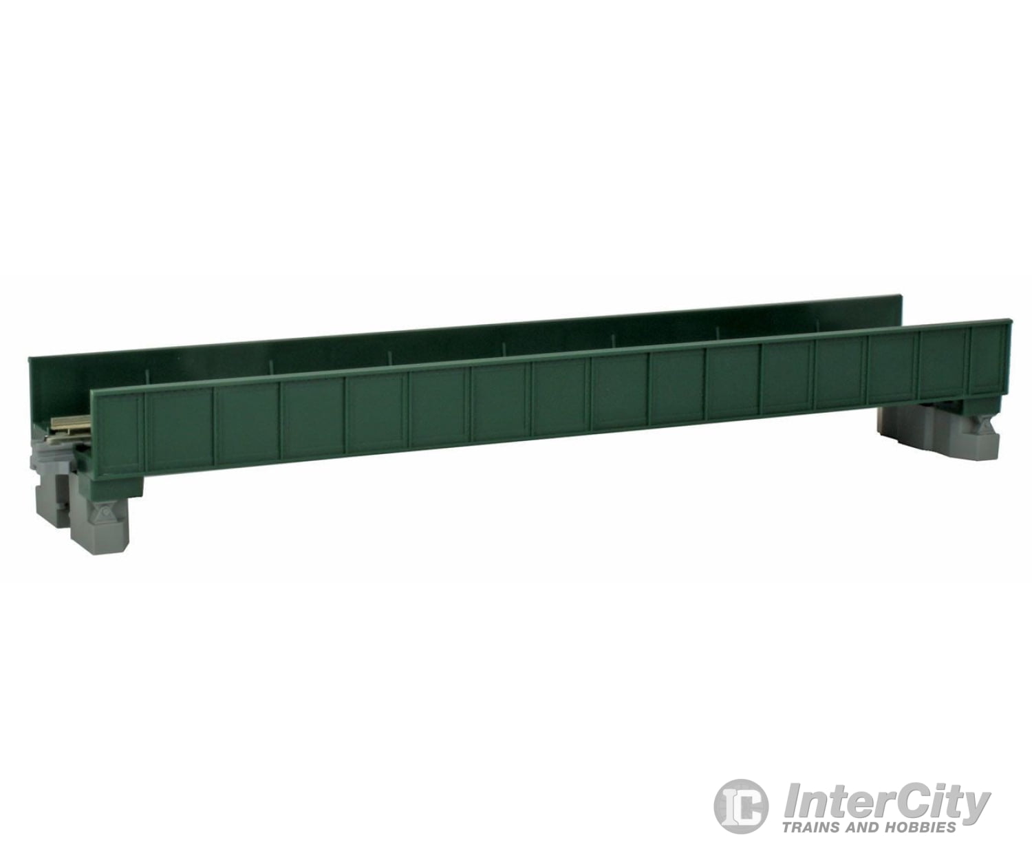 Kato N 20451 Single-Plate Girder Bridge - 7-5/16" 186mm -- Green - Default Title (CH-381-20451)