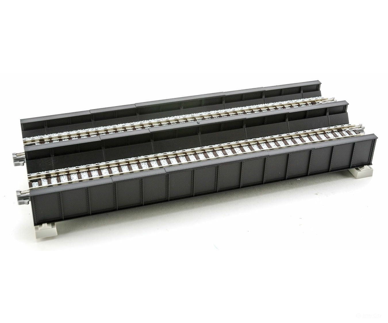 Kato N 20458 Double-Track Plate Girder Bridge -- 7-13/32" 186mm (black) - Default Title (CH-381-20458)