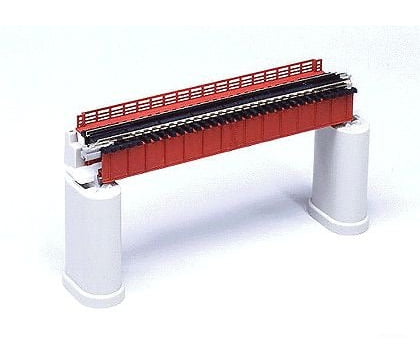 Kato 20460 Deck Girder Bridge -- 4-31/32" 124mm Long (red/rust) - Default Title (IC-381-20460)