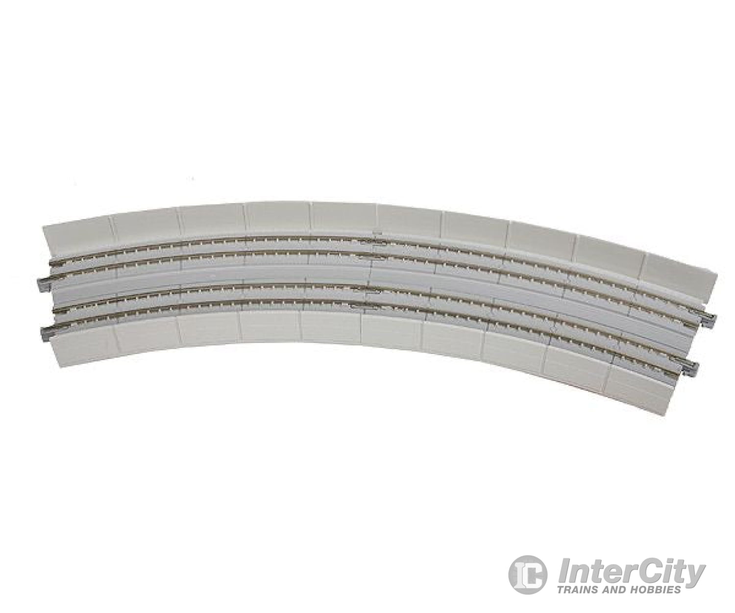 Kato N 20545 Unitrack CT Double-Track Superelevated Curve Easment -- 1 Each Left & Right, 22.5 Degrees, 15 & 16-3/8" 38.1 & 41.4cm Radius - Default Title (CH-381-20545)