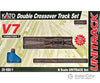 Kato N 208661 Unitrack V7 Set -- Double Crossover Track Set - Default Title (CH-381-208661)