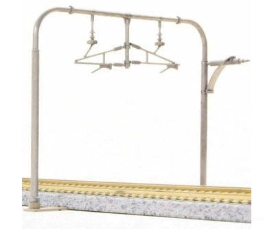 Kato 23062 Double Track Catenary Poles -- Arched pkg(10) - Default Title (IC-381-23062)