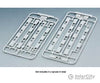 Kato N 23163 Platform Edge Barriers with Doors pkg(4) -- Use with 381-23160 and -23161, Sprues with Decals (Japanese Lettering) - Default Title (CH-381-23163)