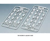 Kato N 23163 Platform Edge Barriers with Doors pkg(4) -- Use with 381-23160 and -23161, Sprues with Decals (Japanese Lettering) - Default Title (CH-381-23163)