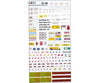 Kato N 23190 Structural Detail Stickers (English) - Scenic Details