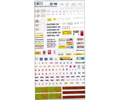 Kato N 23190 Structural Detail Stickers (English) - Scenic Details
