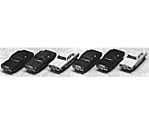 Kato N 23500 Automobile Set -- Toyota Sedans pkg(6) - Default Title (CH-381-23500)