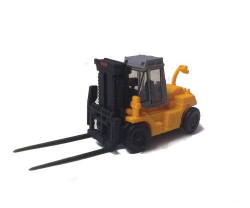 Kato N 23515 TCM Yard Container Forklift - Assembled - Yellow Gray - Cars & Trucks