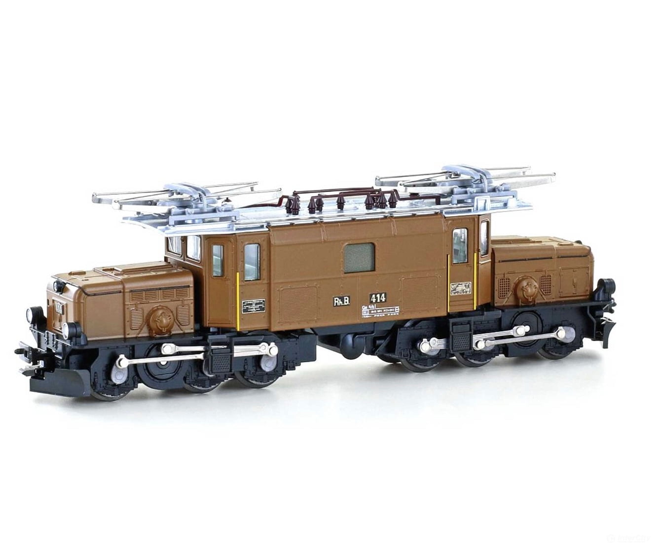 Kato N 31031 Class Ge 6/6-I Rhaetian Crocodile - Standard DC - Rhaetian Railway #415 (Era VI brown black 100th