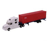 Kato N 31615 Volvo VN780 Tractor w/40’ Corrugated Container on Chassis - White Tractor w/CAI International Container