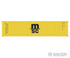 Kato N 80055G 40’ Corrugated Container 2 - Pack - Assembled - - Mediterranean Shipping Msc