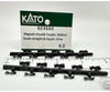 Kato N 892302 Magnetic Knuckle Coupler Medium Shank (straight) & trip pin (10 ea) - Parts