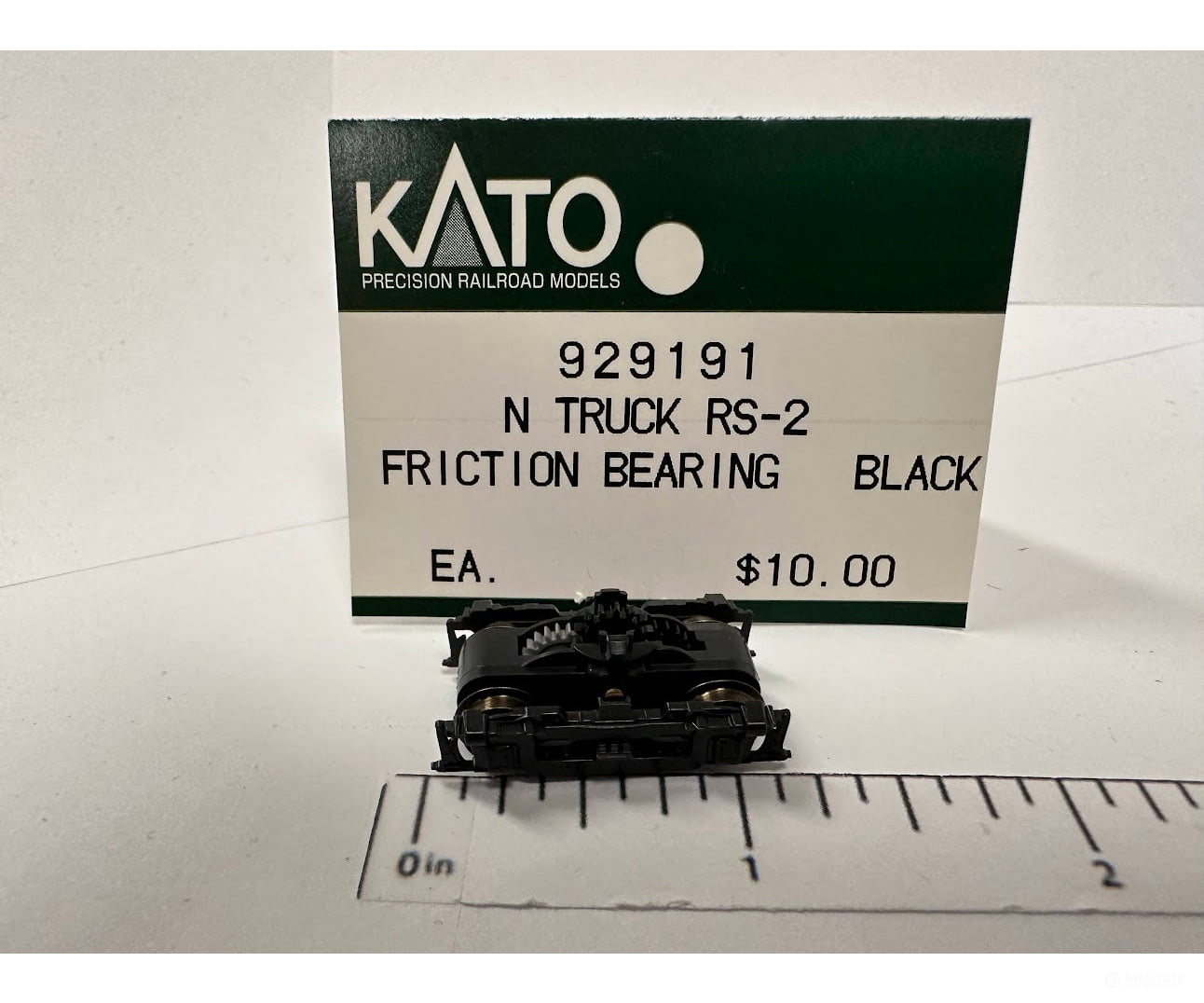 Kato N 929191 RS-2 Truck - Friction Bearing - Black - 1pc Parts
