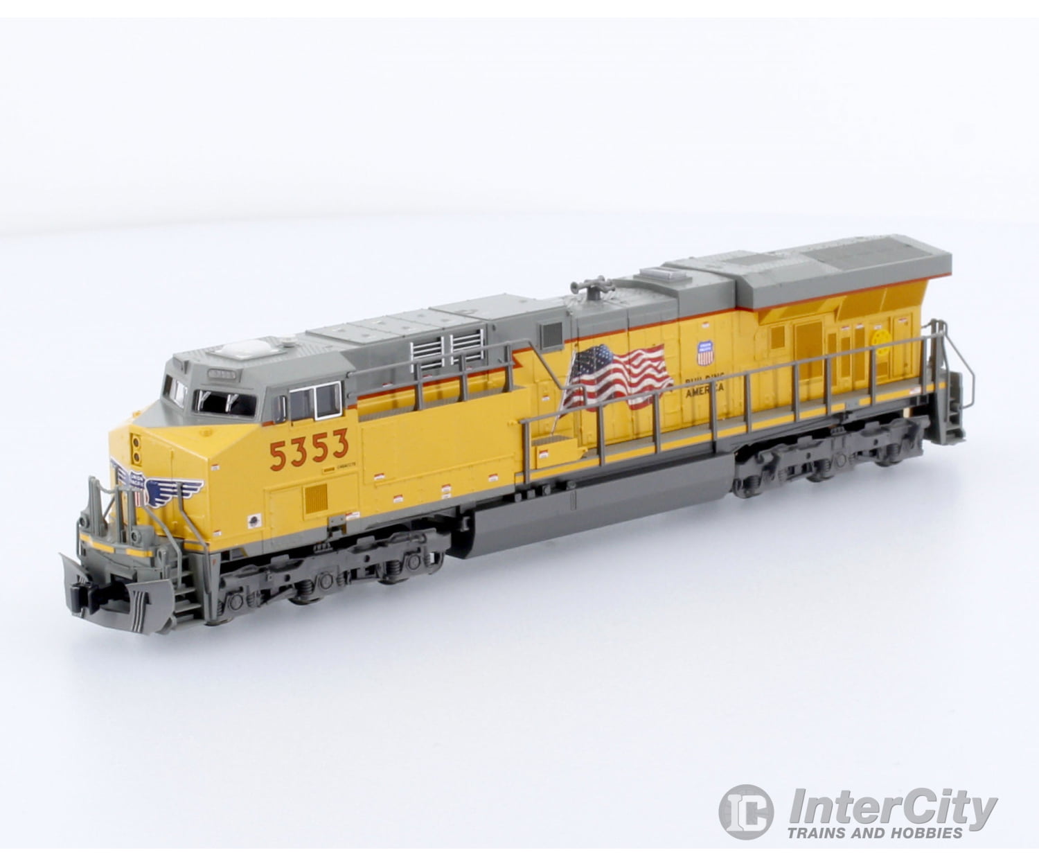 Kato N Scale Union Pacific Es44Ac Diesel Locomotive #5353 W Digitrax Dcc Locomotives & Railcars