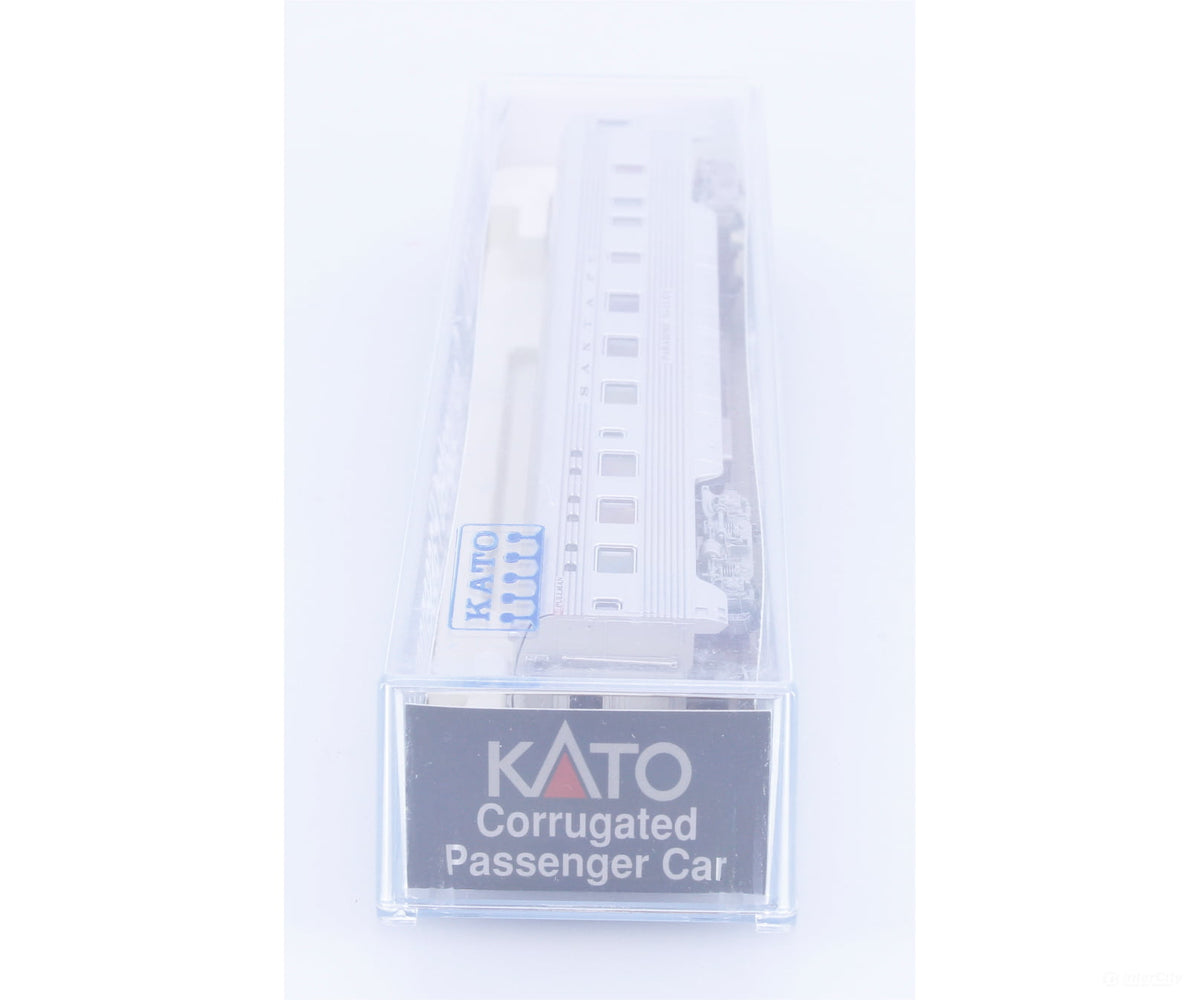 Kato Pullman-3 N Corrugated Lightweight Passenger Car Paradise Valley Santa Fe (SF) - Passenger Cars