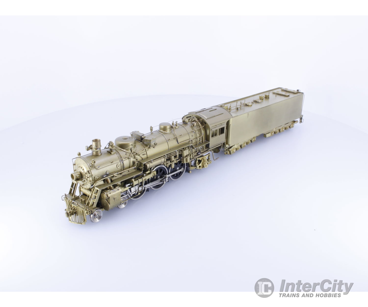 Key Imports 462BP HO Brass 4-6-2 Box Poks Steam Locomotive Atchison Topeka and Santa Fe (ATSF) 3400 Analog DC