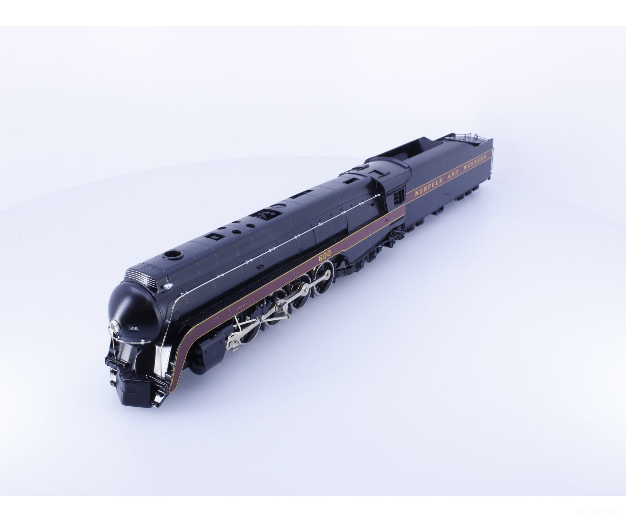 Key Imports 86 HO Brass Class J 4-8-4 Steam Locomotive Norfolk & Western (NW) 600 Analog DC Locomotives