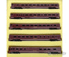 Key Imports 87 HO Brass Powhattan Arrow 5 Car Set As Delivered Skirted Painted Norfolk & Western (NW) 501 Passenger Cars