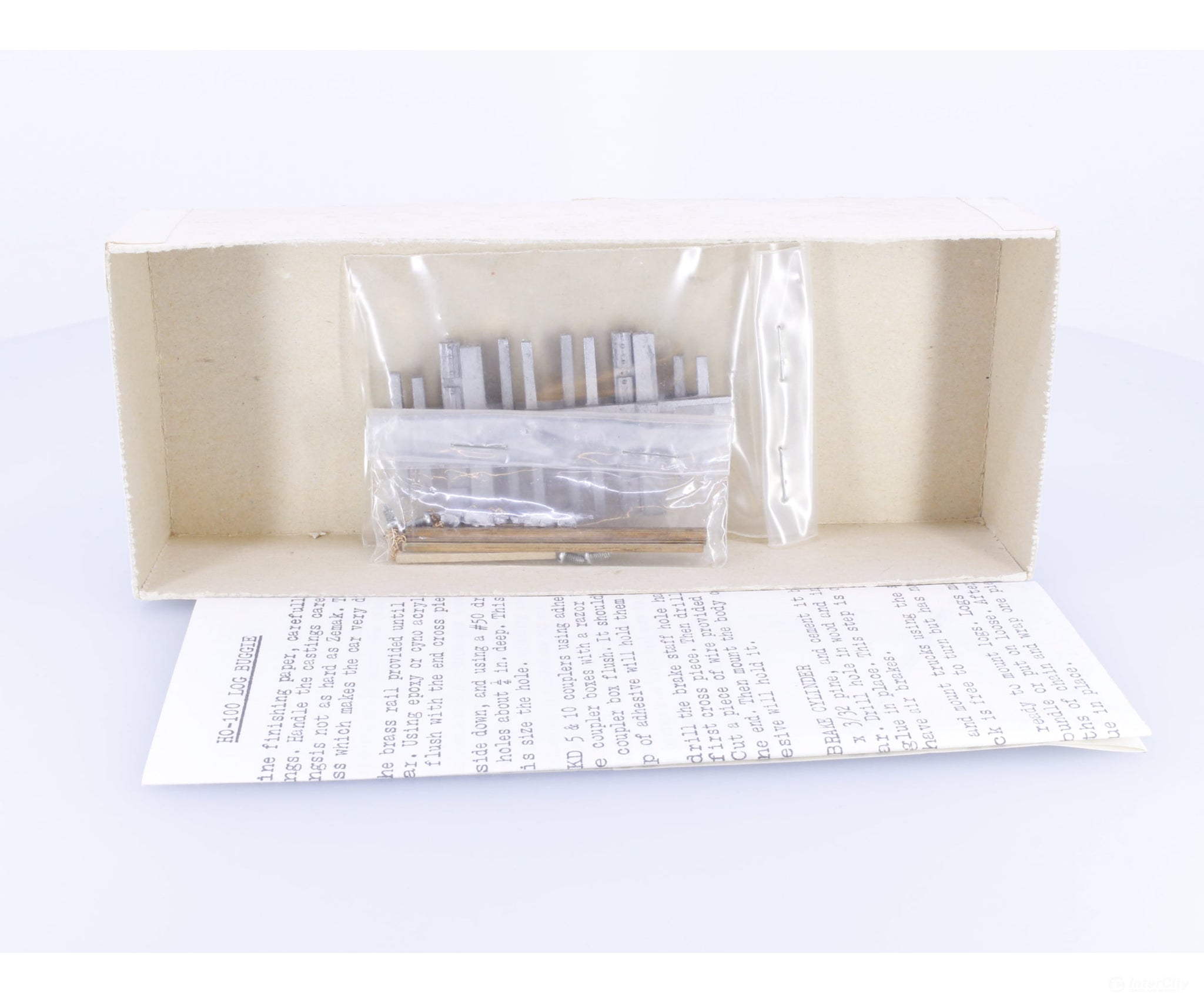 Keystone HO-107 HO 2x Cast Metal Climax Log Cars Less Trucks and Couplers Kit #2 Undecorated - Freight Cars