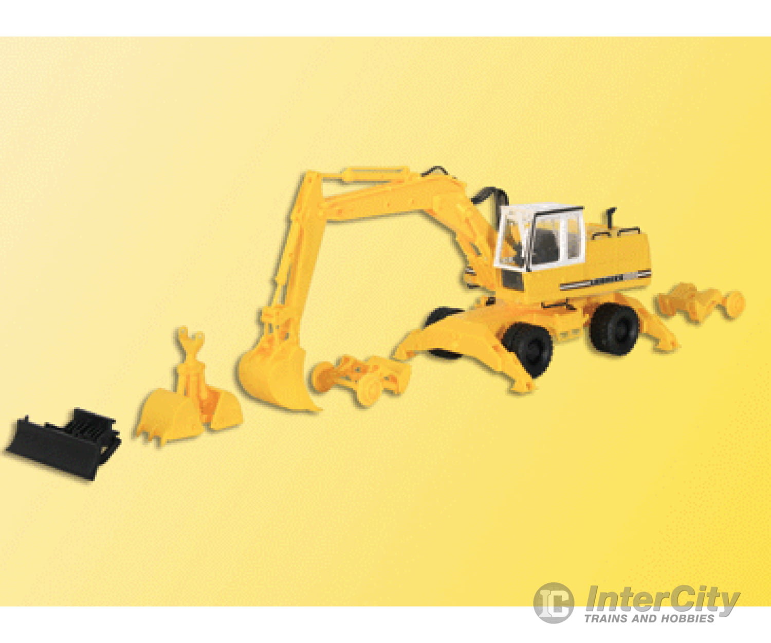 Kibri Ho 11264 30 Years - European Construction Equipment -- Liebherr 922 Excavator W/Attachments