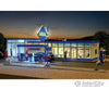 Kibri Ho 38544 Aral Gas Station With Led Light -- Kit - 7-11/16 X 3-1/2 1-3/4 19.5 9 4.5Cm