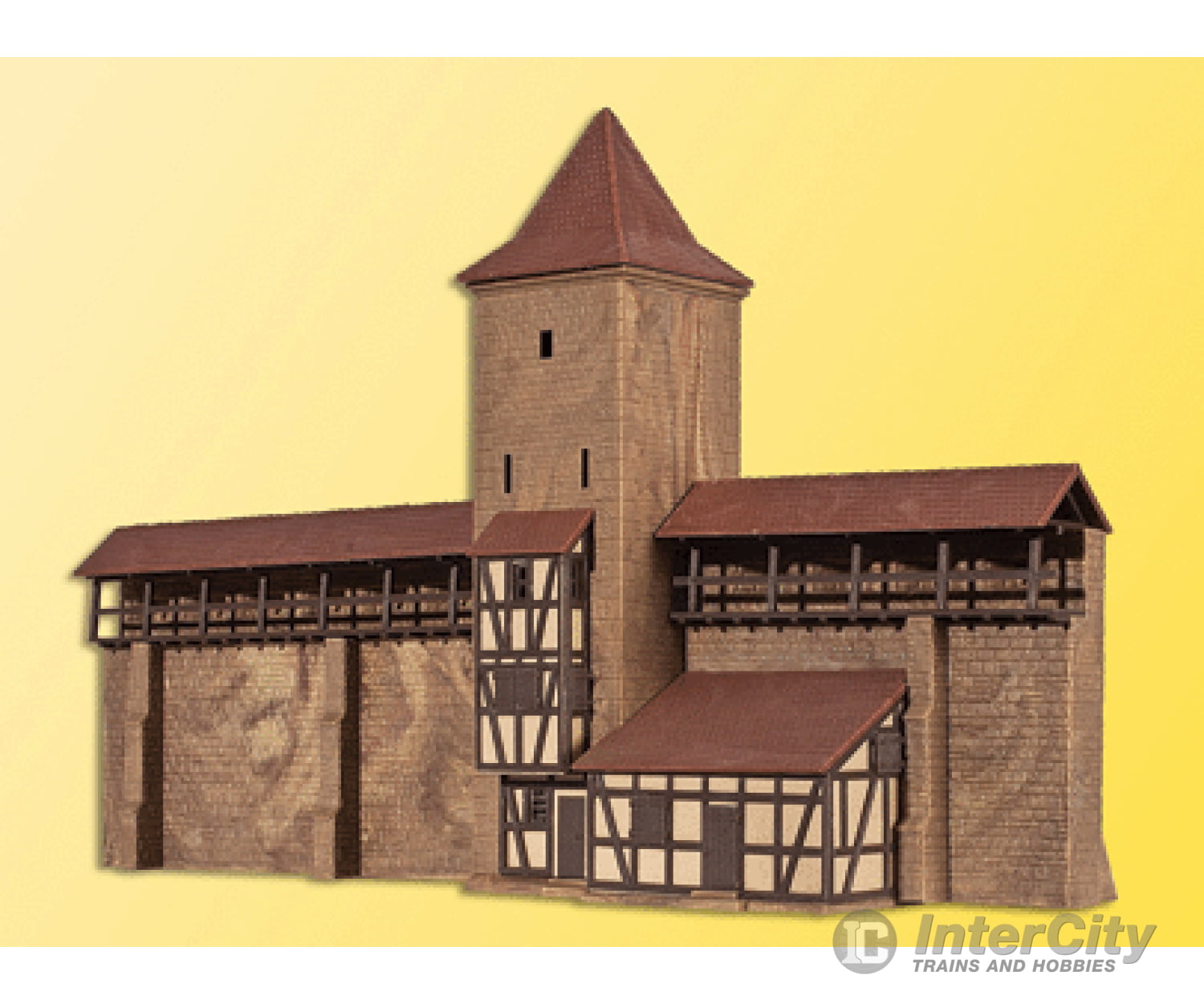 Kibri N 37108 Rothenburg City Wall W/Tower Structures