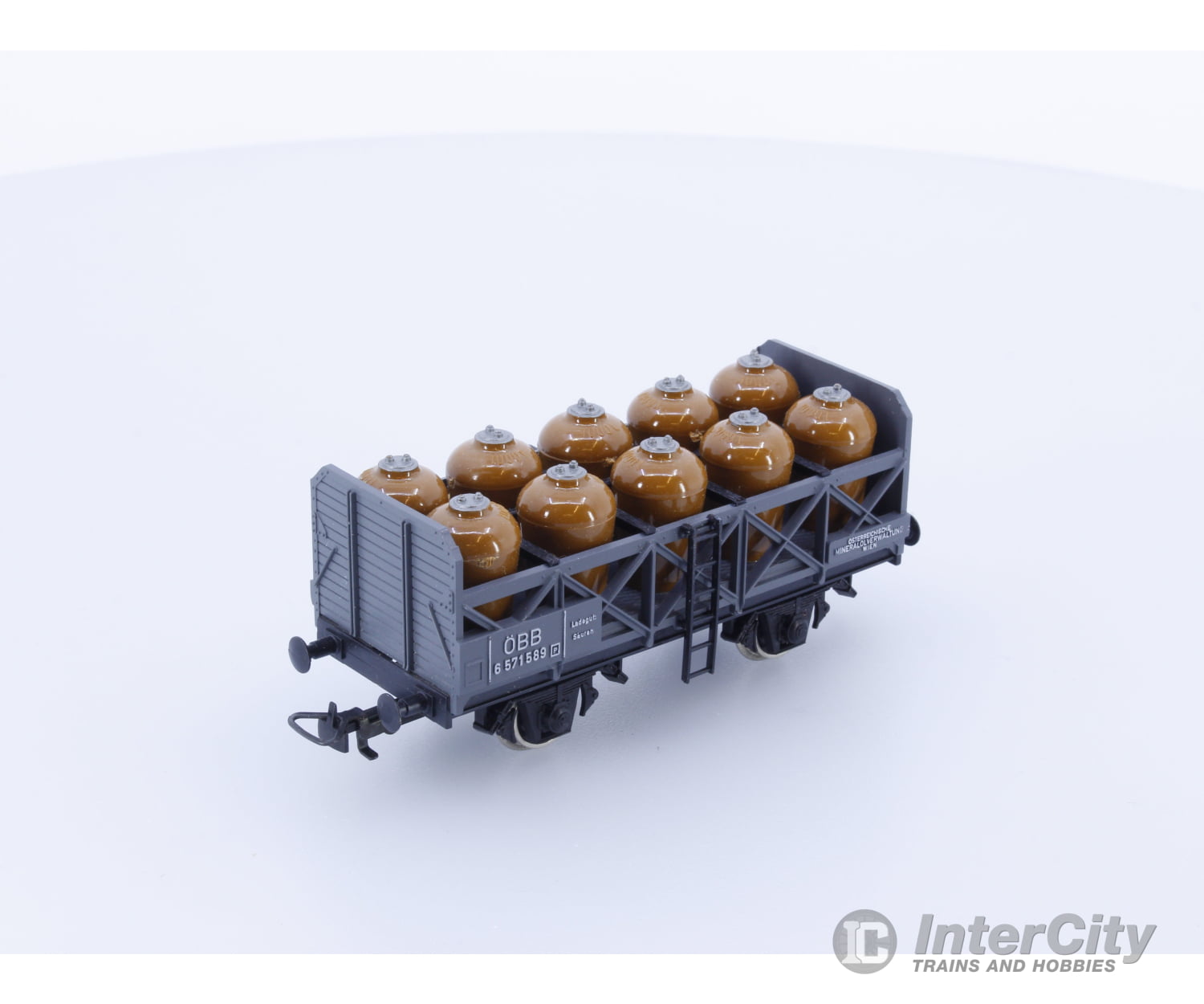 Kleinbahn 334 Ho Obb Special Acid Tank Wagon 6 571 589 European Freight Cars