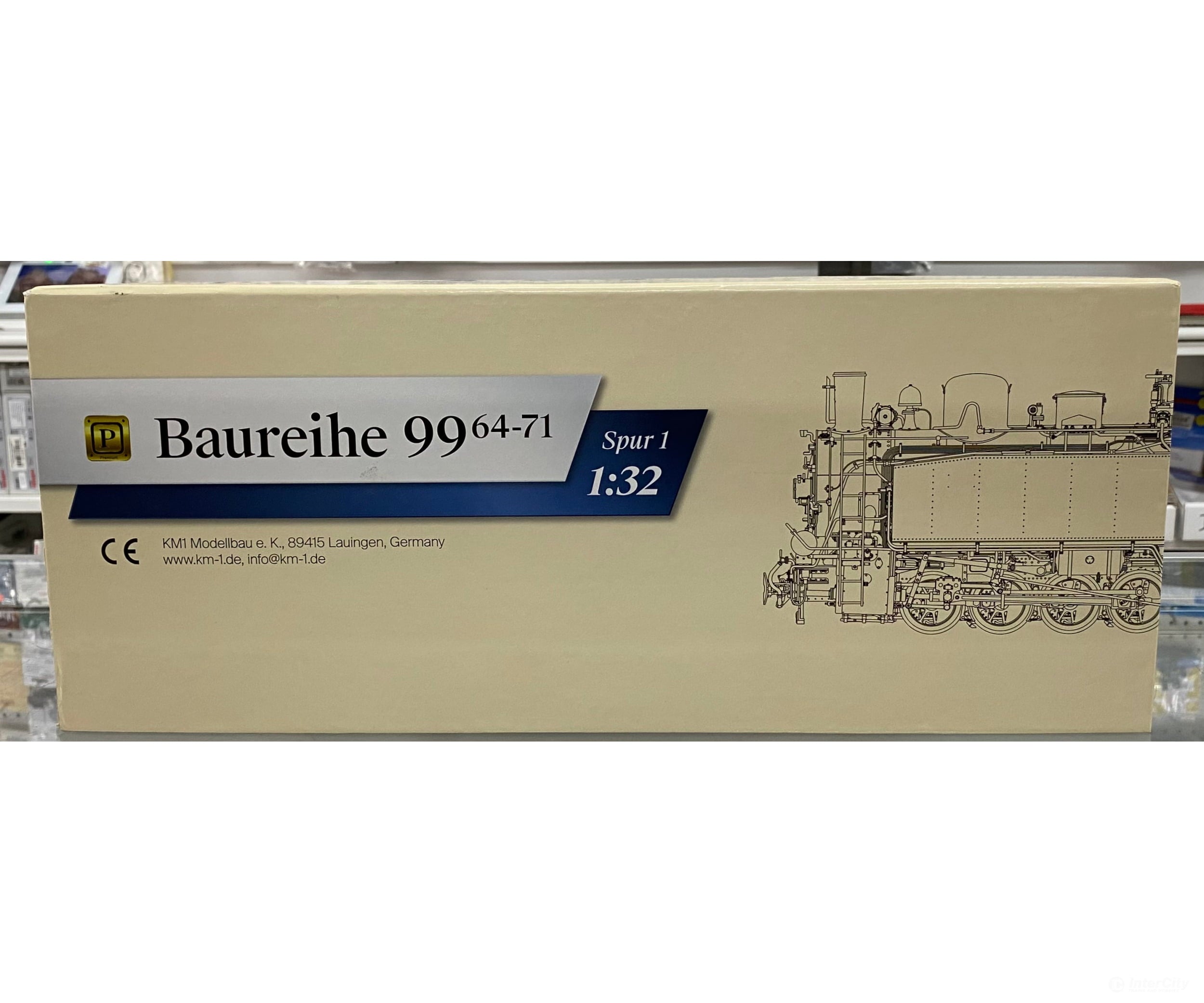 KM1 Modellbau 109927 1e-Gauge Br 99 64-71 99716 Db Era V - ESU DCC Sound - European Locomotives