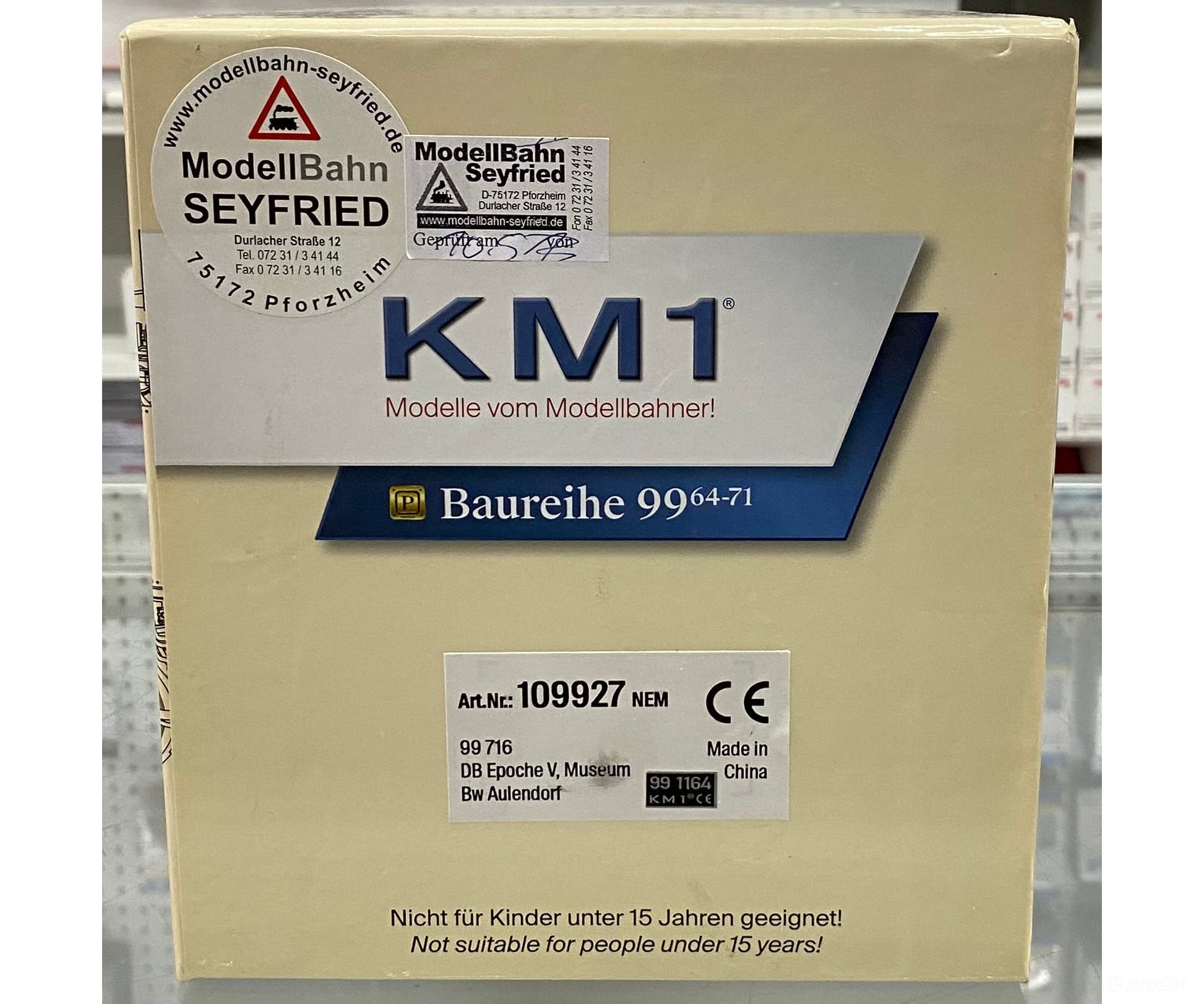 KM1 Modellbau 109927 1e-Gauge Br 99 64-71 99716 Db Era V - ESU DCC Sound - European Locomotives