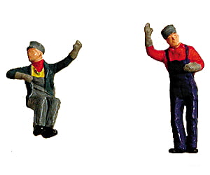 Labelle HO 7002 Engineer & Fireman - Waving & Sitting Figures
