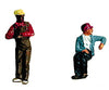 Labelle HO 7009 Contemporary Diesel Engineer/Fireman Set pkg(2) - Slouching & Leaning - Figures