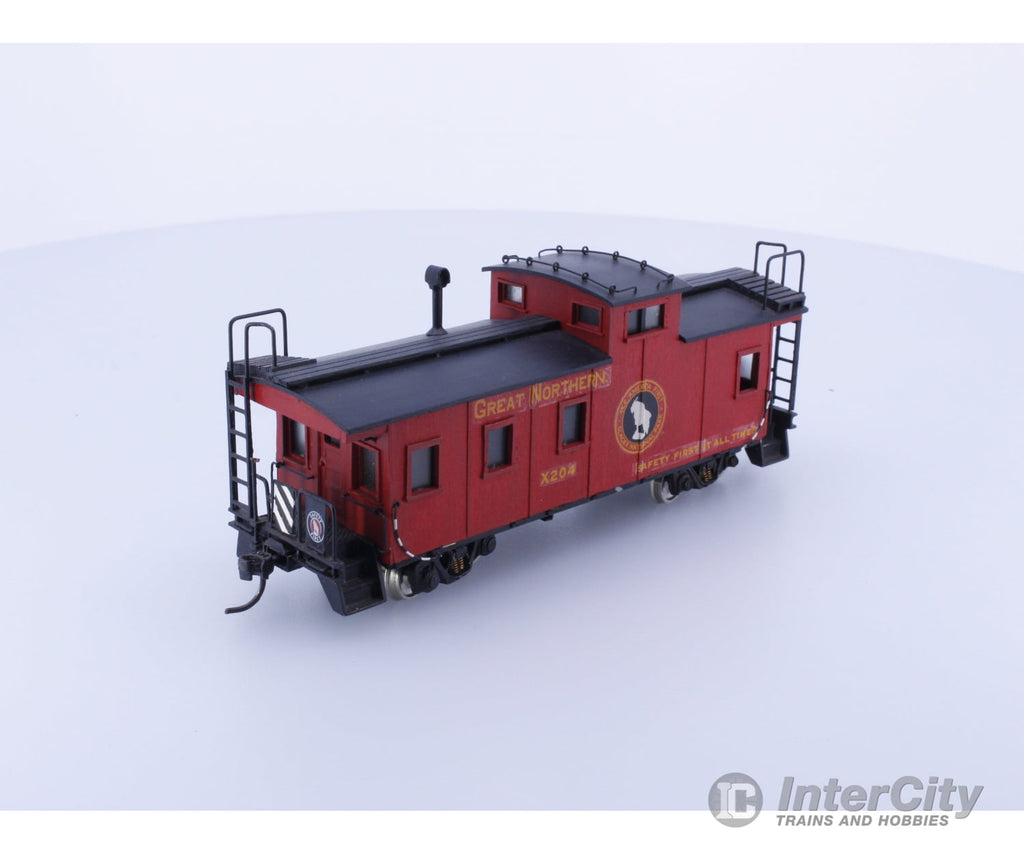 Lambert Associates GNX204CAB HO Painted Wood Caboose Great Northern (GN) X204 Freight Cars